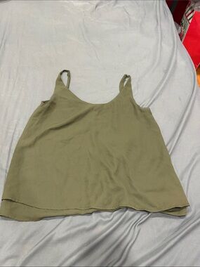 Olive Green Spaghetti Strap Cami Top